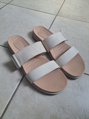 Sperry White Double-Strap Slide Sandals